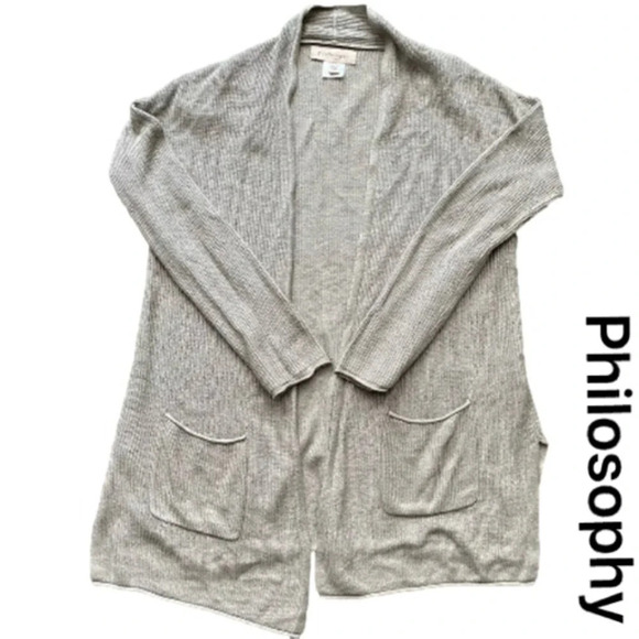 Women’s Philosophy Beige Cardigan in Size Small - Picture 1 of 5